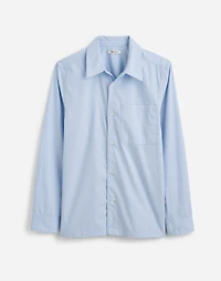 Straight-Hem Cotton Button-Up Shirt | Madewell