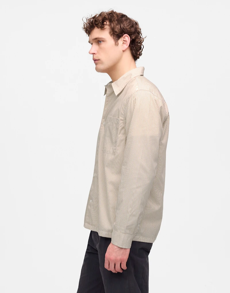 Straight-Hem Cotton Button-Up Shirt | Madewell