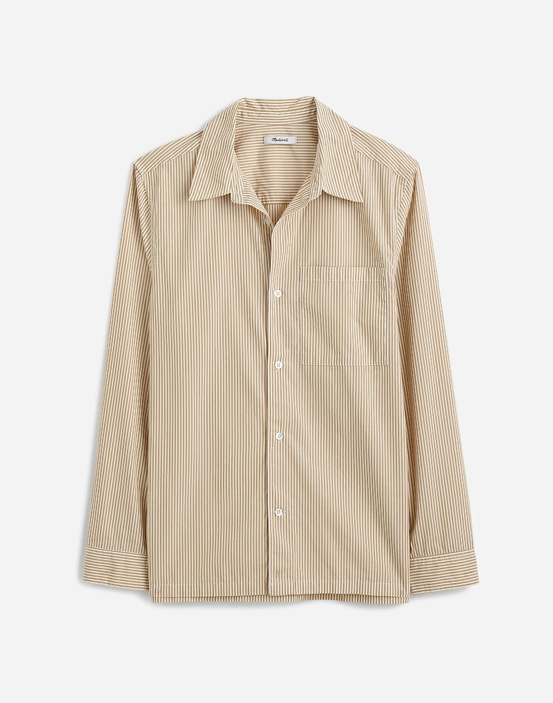 Straight-Hem Cotton Button-Up Shirt | Madewell