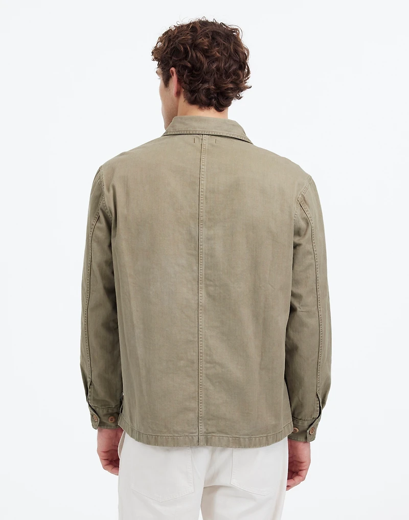 Utility Jacket in Garment-Dyed Cotton Twill | Madewell