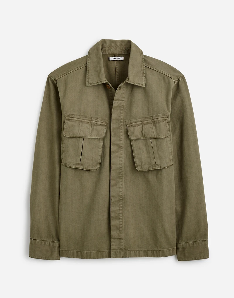 Utility Jacket in Garment-Dyed Cotton Twill | Madewell