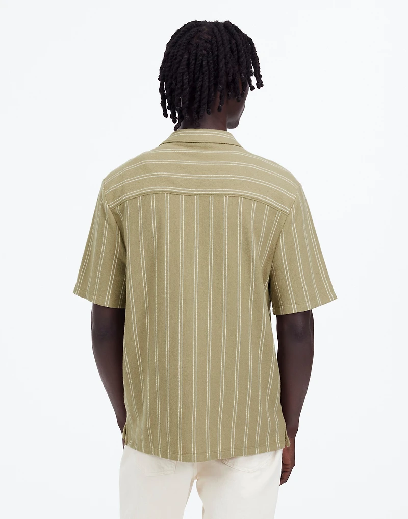 Textured Camp Collar Shirt | Madewell