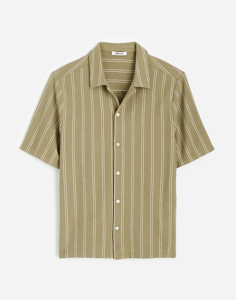 Textured Camp Collar Shirt | Madewell
