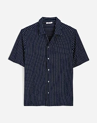 Textured Camp Collar Shirt | Madewell