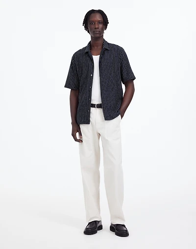 Textured Camp Collar Shirt | Madewell