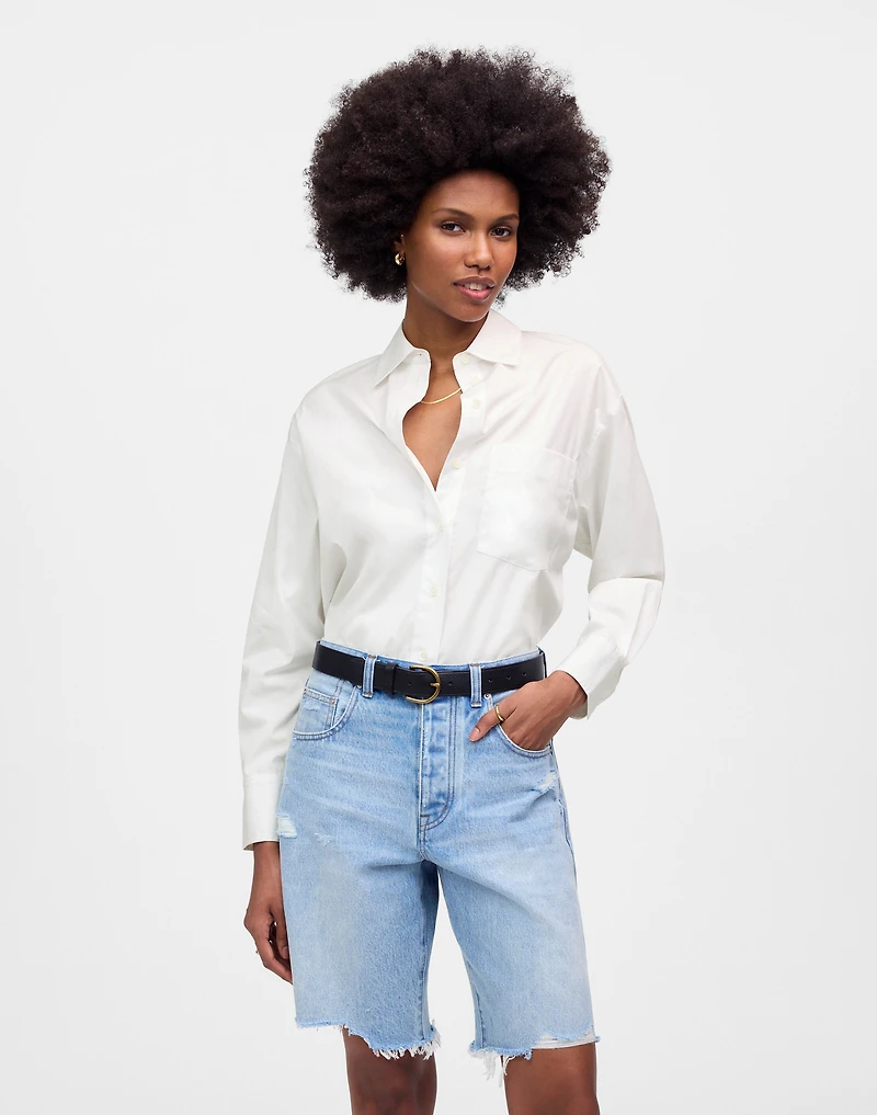 Oversized Button-Up Shirt | Madewell