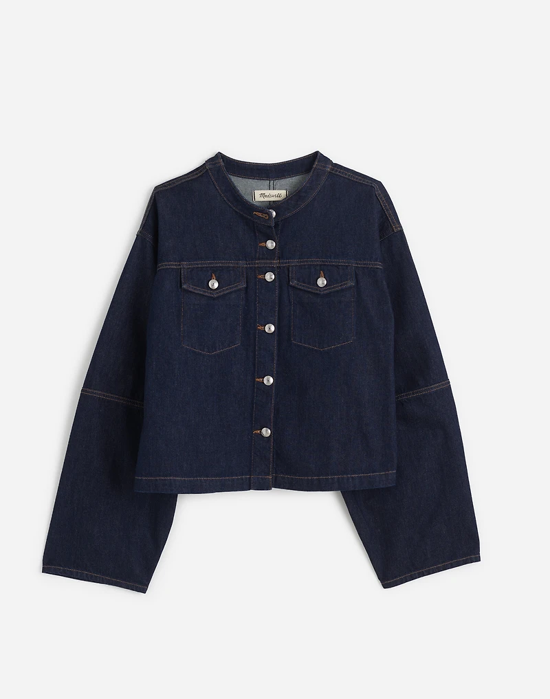 Cocoon-Sleeve Denim Lady Jacket | Madewell