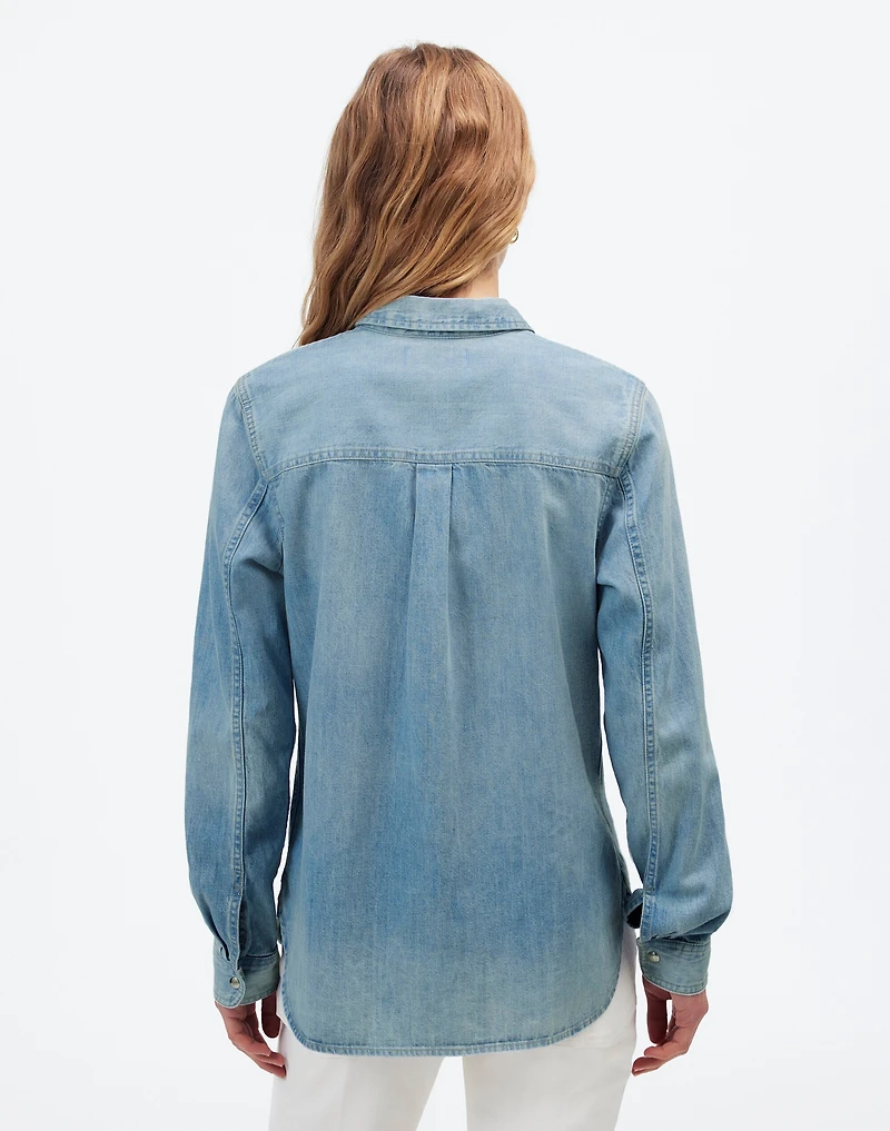 Denim Classic Button-Up Shirt Altoona Wash | Madewell
