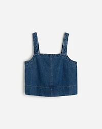 Squareneck Tank McNair Wash: Airy Denim Edition | Madewell