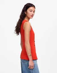 Cutaway Long Vest | Madewell