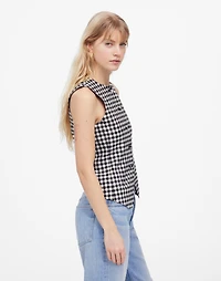 Single-Breasted Crewneck Vest | Madewell