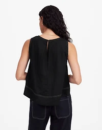 Linen Pleated Shell Top | Madewell