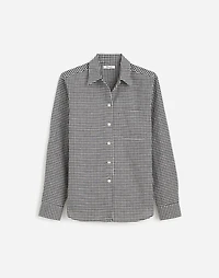 Relaxed Curved-Hem Button-Up Shirt | Madewell