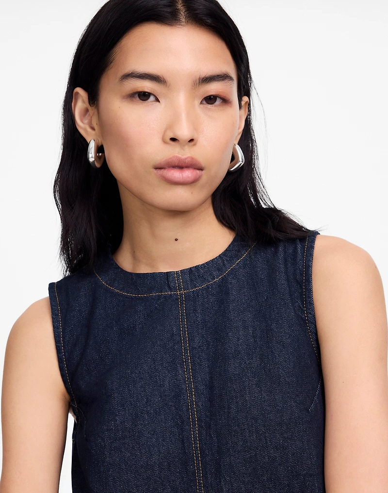 Denim Boxy Dress in Essex Wash | Madewell