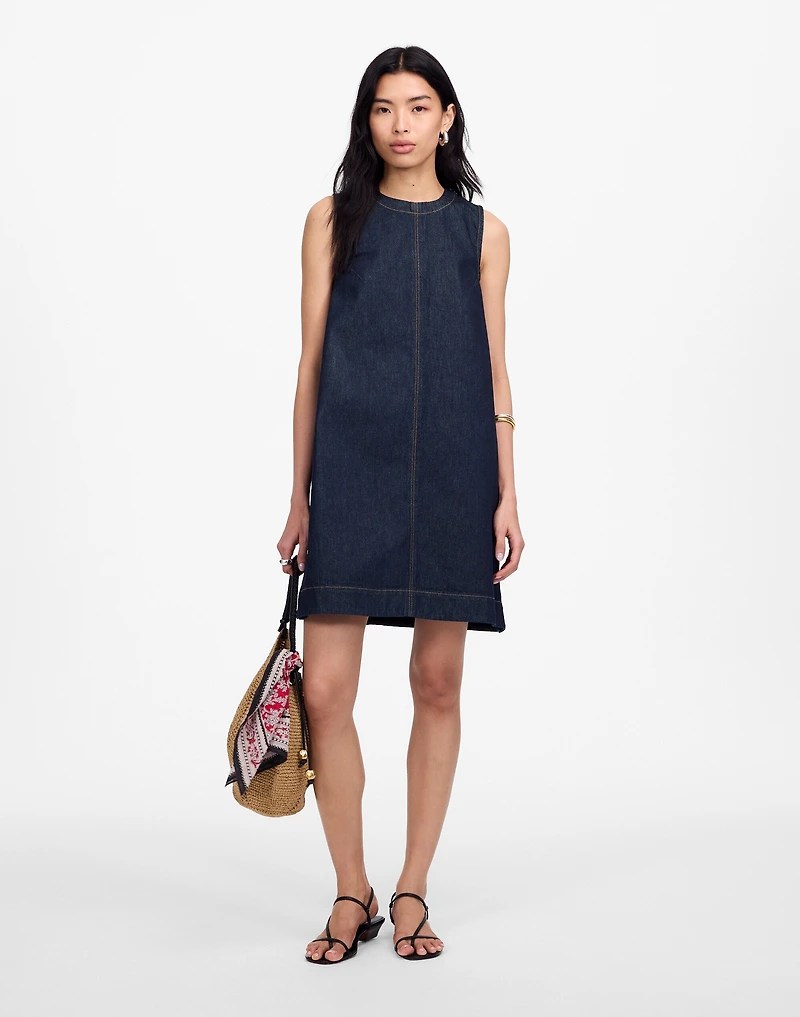 Denim Boxy Dress in Essex Wash | Madewell