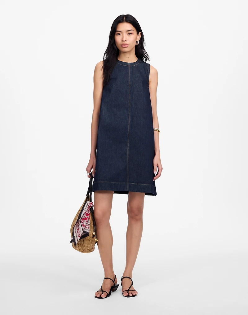 Denim Boxy Dress in Essex Wash | Madewell