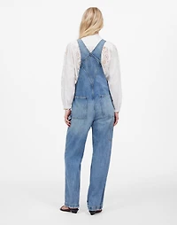 Denim Relaxed Carpenter Overalls Lewisberg Wash | Madewell