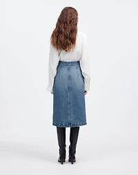 Denim Midi Pencil Skirt in Billings Wash | Madewell