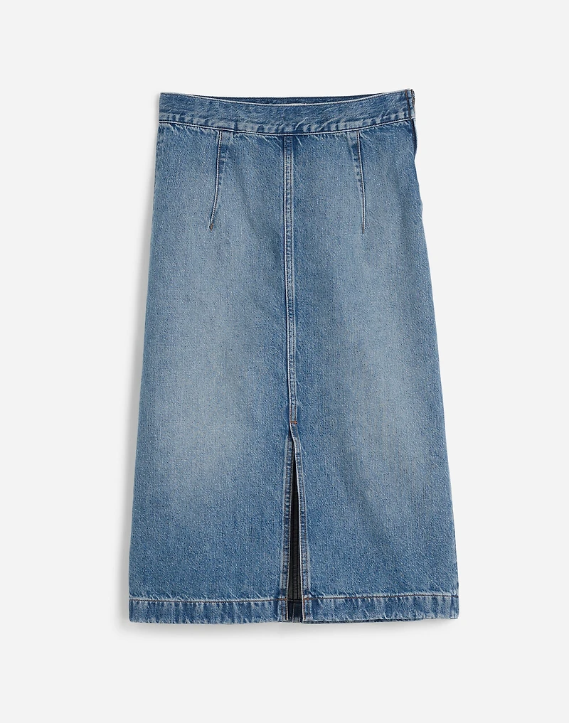 Denim Midi Pencil Skirt Billings Wash | Madewell