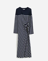Side-Tie Knit Maxi Dress in Stripe | Madewell