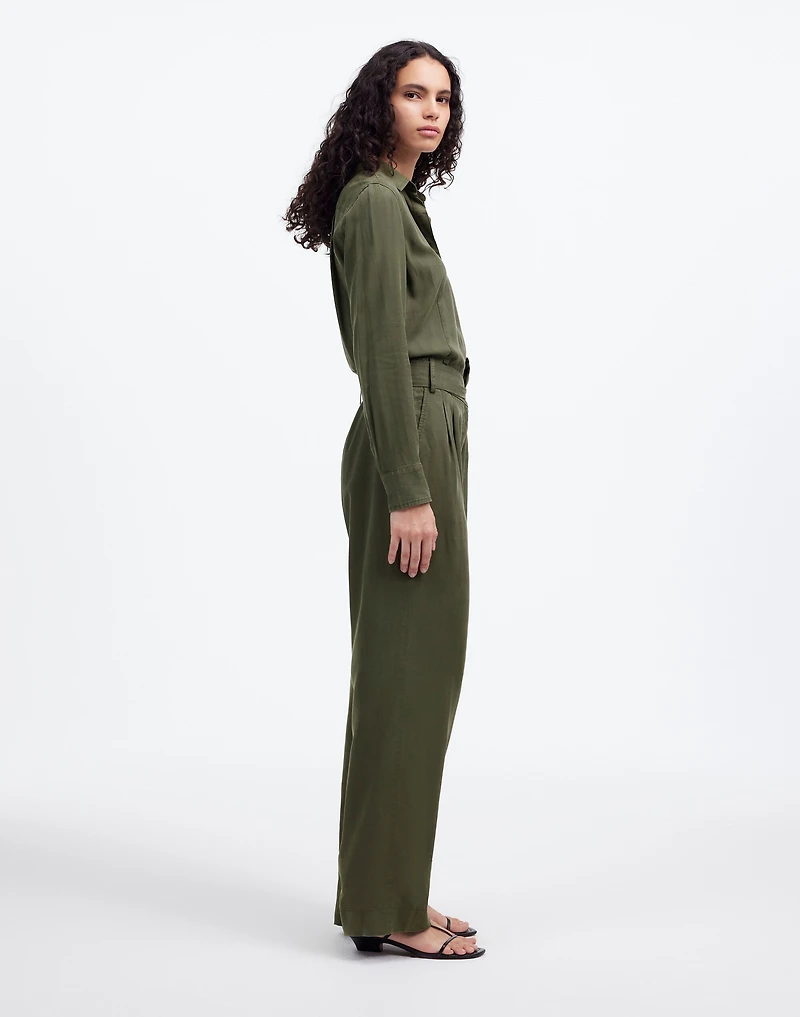 Relaxed Tie-Waist Wide-Leg Jumpsuit | Madewell