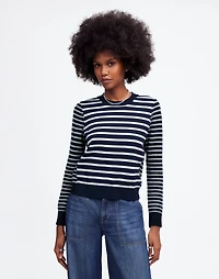 Mixed-Yarn Striped Sweater | Madewell