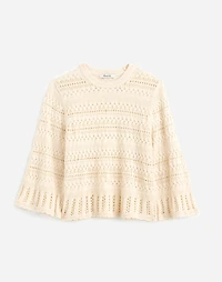 Scalloped-Trim Sweater Tee | Madewell