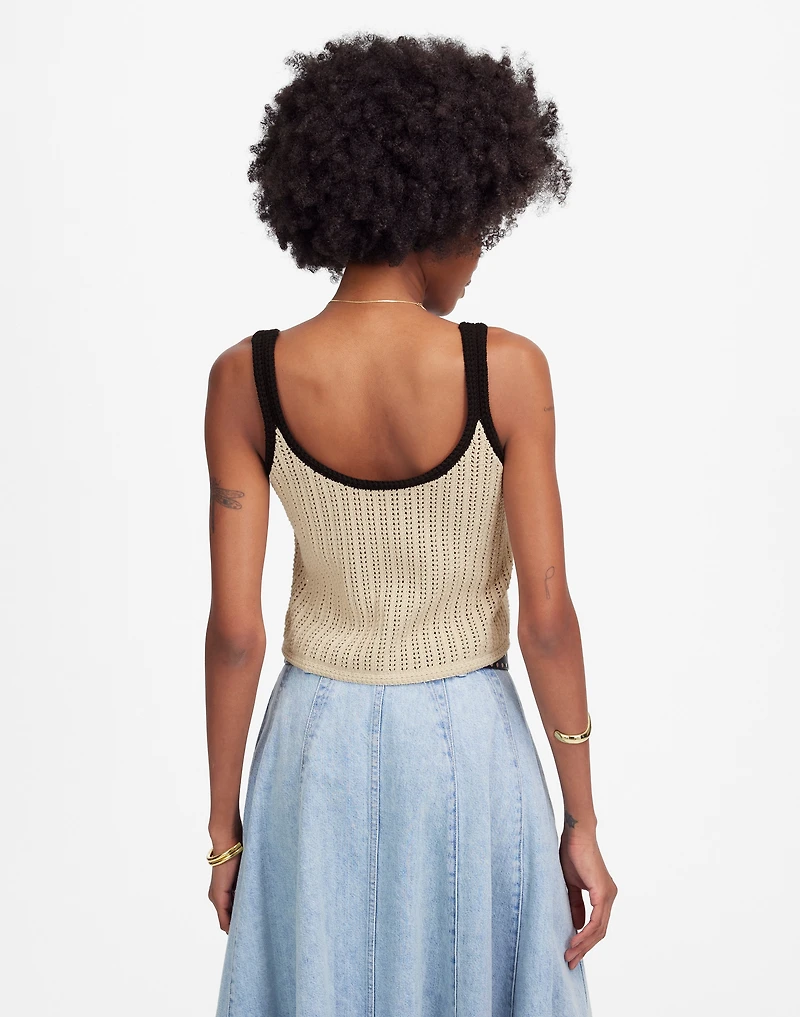Open-Stitch Sweater Tank | Madewell
