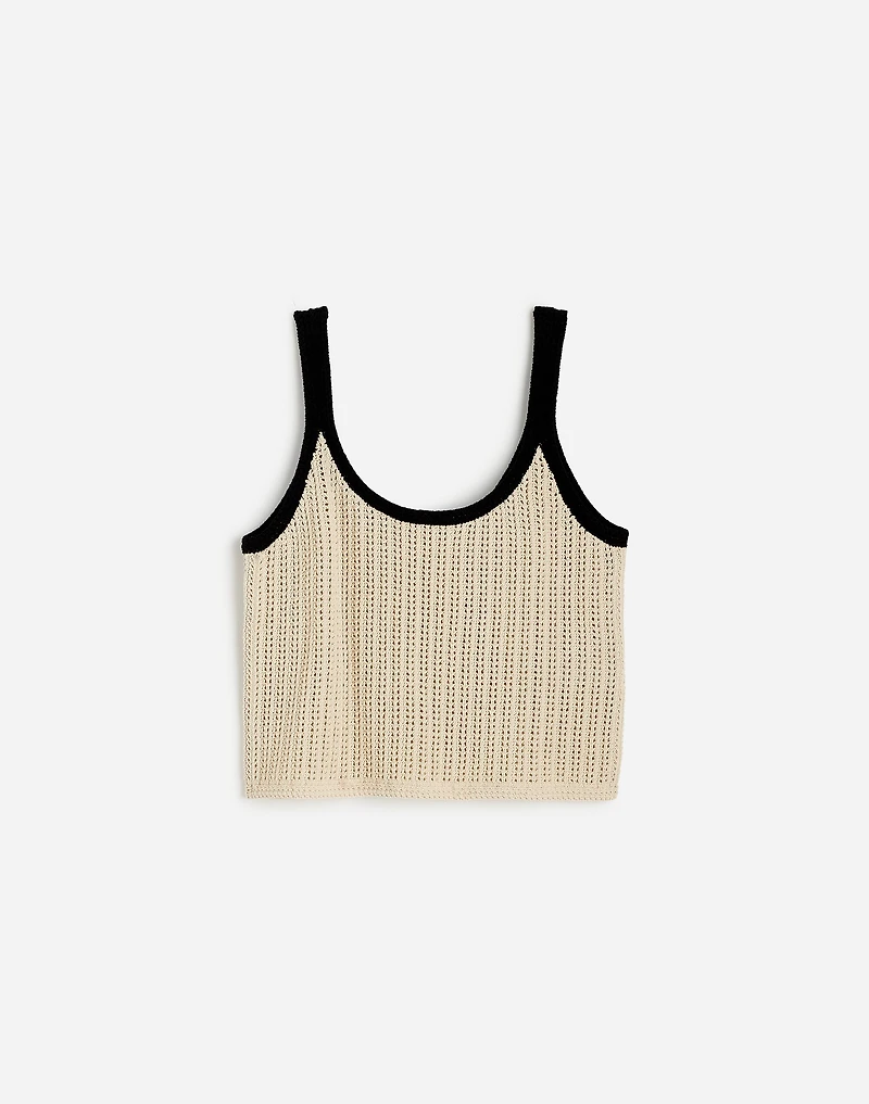 Open-Stitch Sweater Tank | Madewell
