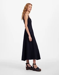 Petite Seamed Squareneck Midi Dress | Madewell