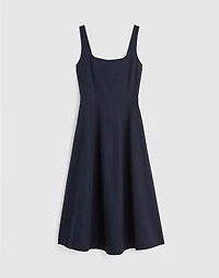 Seamed Squareneck Midi Dress | Madewell