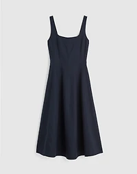 Seamed Squareneck Midi Dress | Madewell