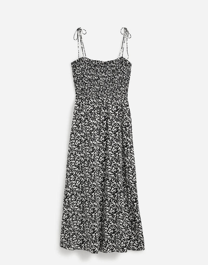 Tie Shoulder Midi Dress in Floral | Madewell