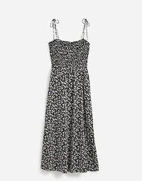 Tie Shoulder Midi Dress in Floral | Madewell