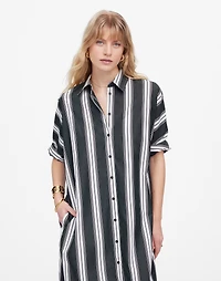 Dolman Midi Shirtdress Stripe Poplin | Madewell