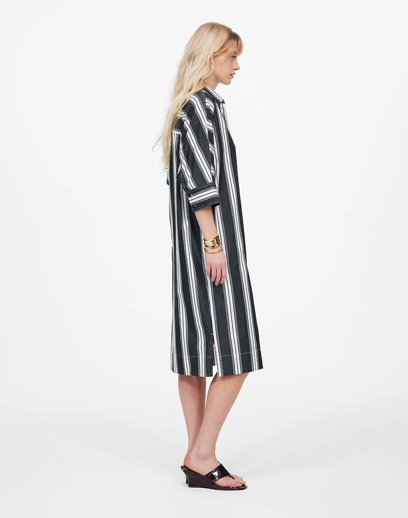 Dolman Midi Shirtdress Stripe Poplin | Madewell