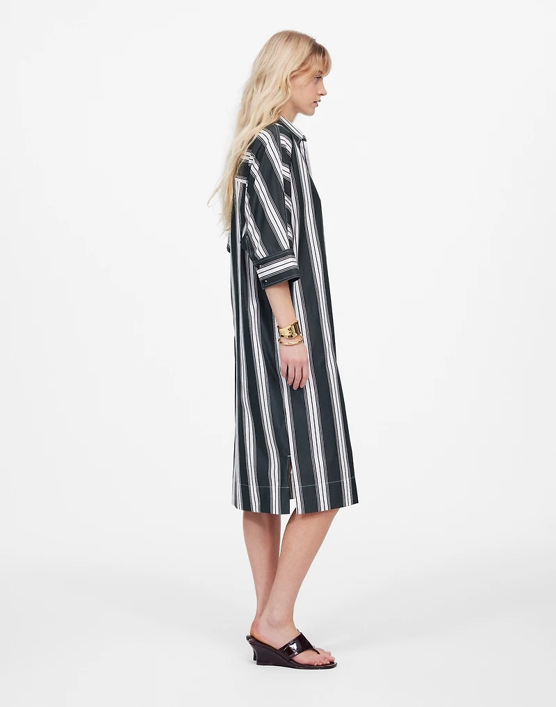 Dolman Midi Shirtdress in Stripe Poplin | Madewell
