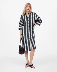 Dolman Midi Shirtdress in Stripe Poplin | Madewell