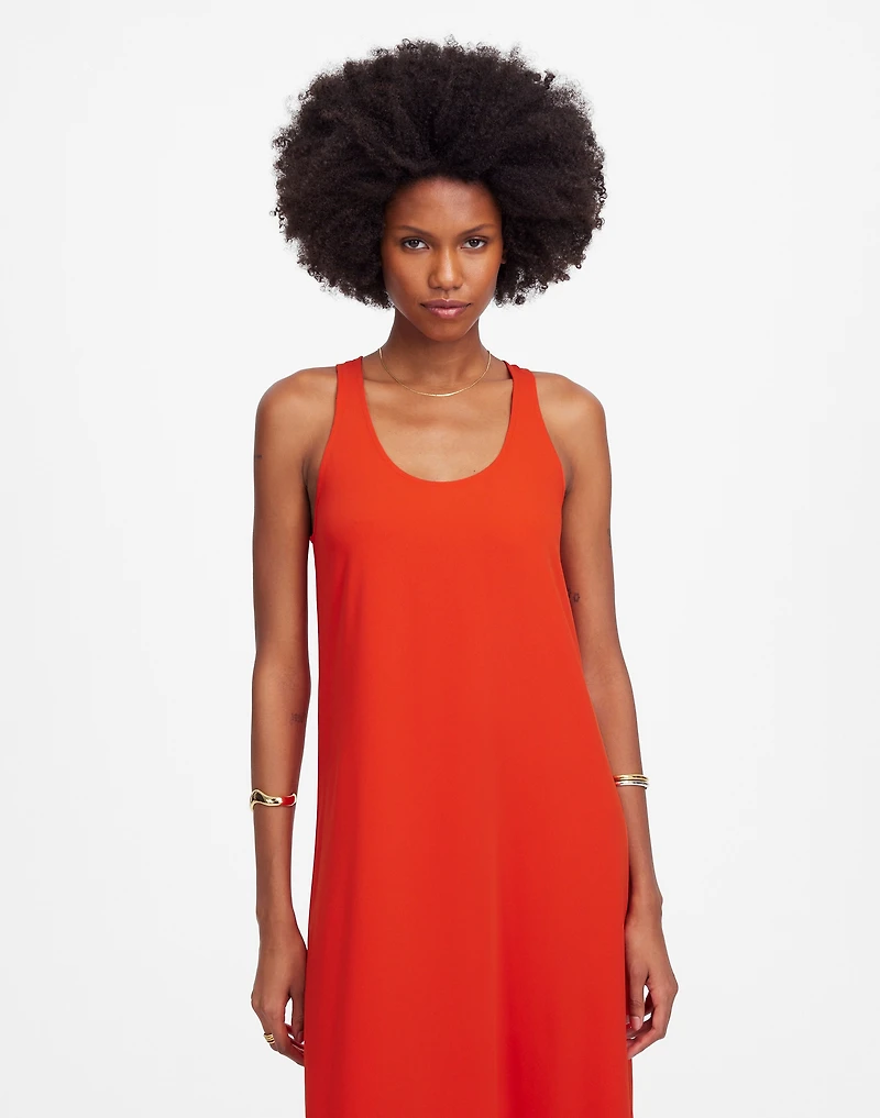 Sleeveless Scoopneck Midi Dress | Madewell