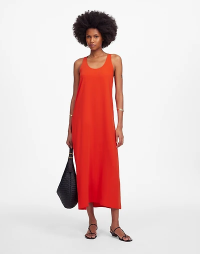 Sleeveless Scoopneck Midi Dress | Madewell