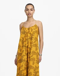 U-Neck Crossback Maxi Dress Paisley | Madewell