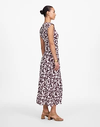 Ruched Flutter Sleeve Midi Dress | Madewell