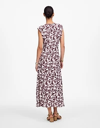 Ruched Flutter Sleeve Midi Dress | Madewell