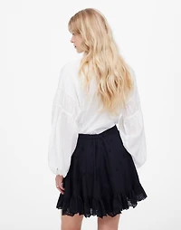 Eyelet Mini Skirt Cotton Voile | Madewell