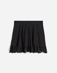Eyelet Mini Skirt Cotton Voile | Madewell
