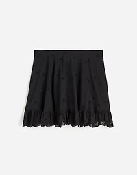 Eyelet Mini Skirt in Cotton Voile | Madewell