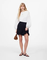 Eyelet Mini Skirt Cotton Voile | Madewell