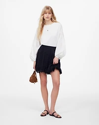 Eyelet Mini Skirt in Cotton Voile | Madewell