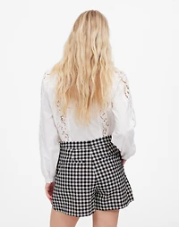 Gingham Mini Skort | Madewell
