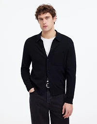 Half Milano Stitch Collared Cardigan | Madewell